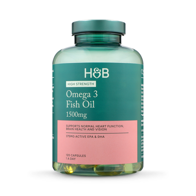 Holland & Barrett Omega 3 Fish Oil 1500mg 120 Capsules - 1