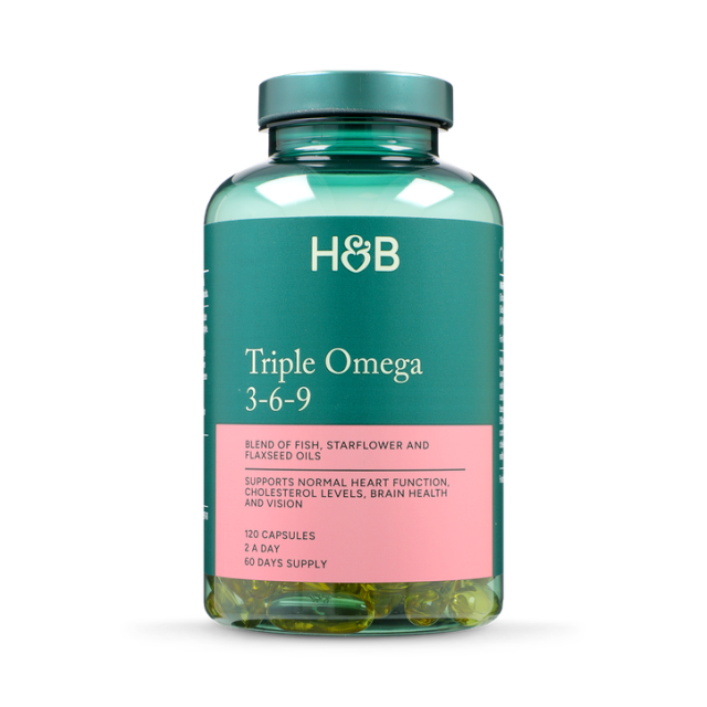 Holland & Barrett Triple Omega 3-6-9 120 Capsules - 1