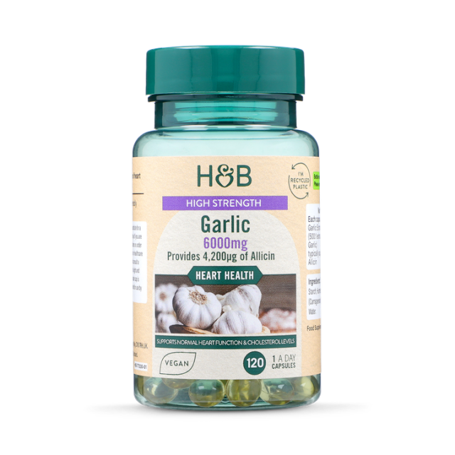 Holland & Barrett High Strength Garlic 6000mg 120 Capsules - 1