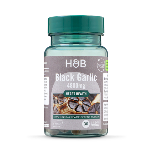 Holland & Barrett Black Garlic 4800mg 30 Capsules - 1