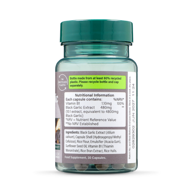 Holland & Barrett Black Garlic 4800mg 30 Capsules - 2