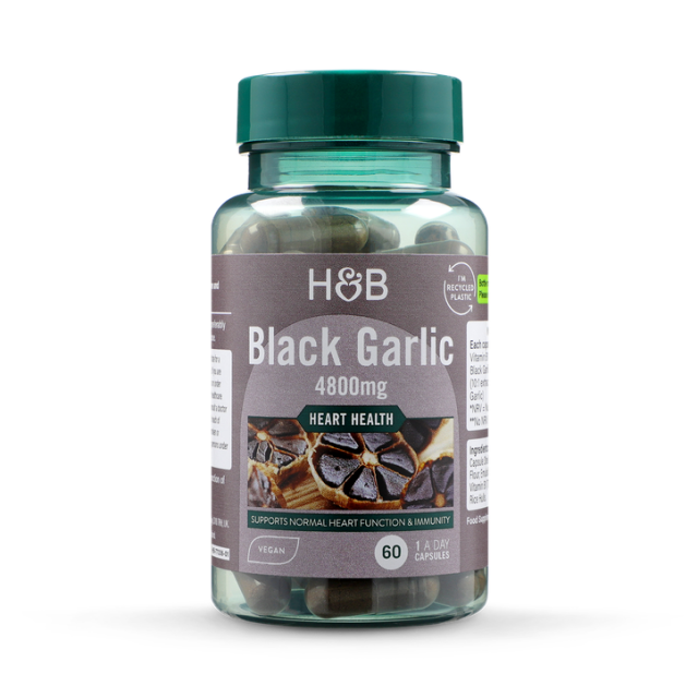 Holland & Barrett Black Garlic 4800mg 60 Capsules - 1