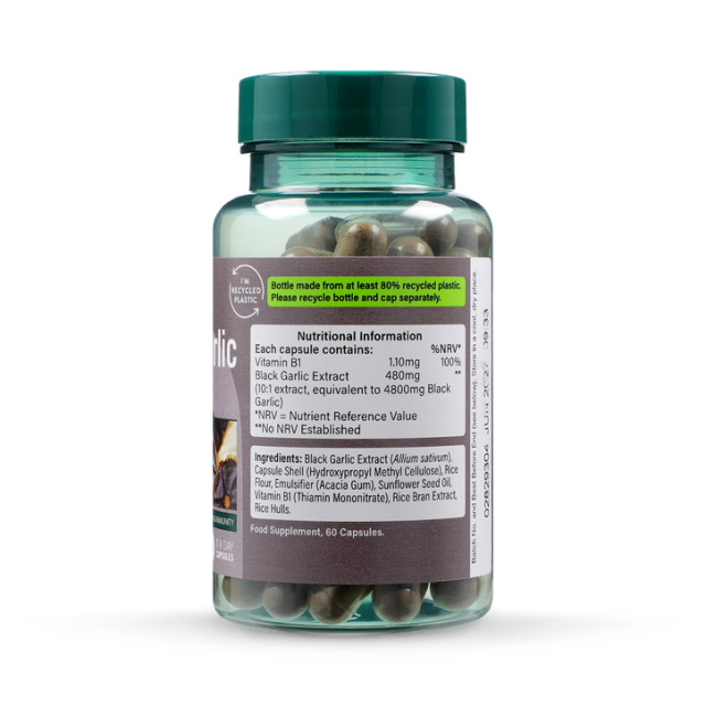 Holland & Barrett Black Garlic 4800mg 60 Capsules - 3