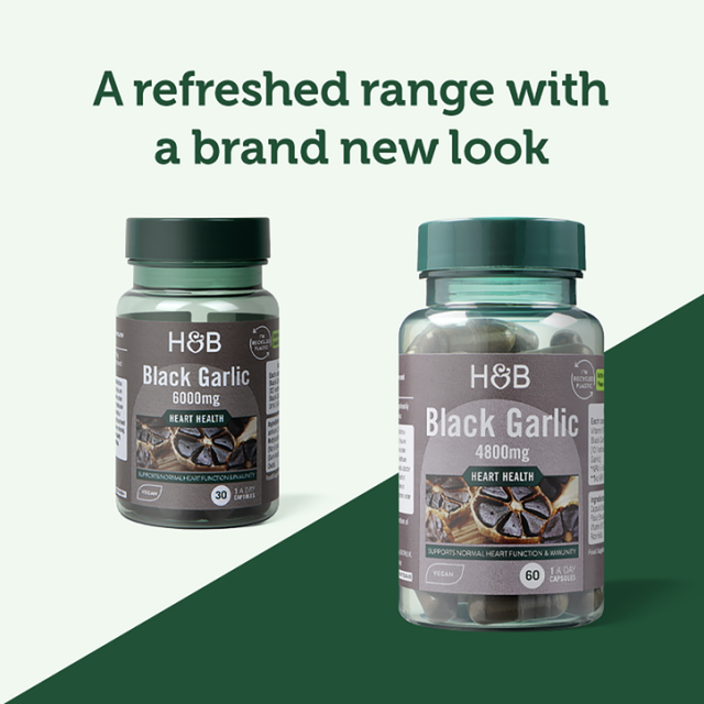 Holland & Barrett Black Garlic 4800mg 60 Capsules - 4
