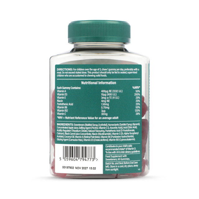Holland & Barrett Kids Multivitamin Strawberry Flavour 60 Gummies - 2