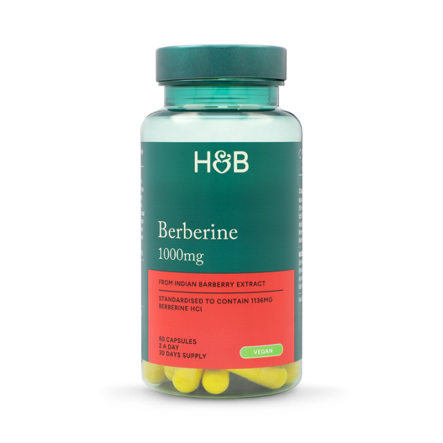 Holland & Barrett Berberine 1000mg 60 Capsules - 1