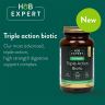 H&B Expert Triple Action Biotic Gut Formula 60 Capsules - 5