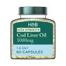 Holland & Barrett Pure Cod Liver Oil 1000mg 60 Capsules - 1